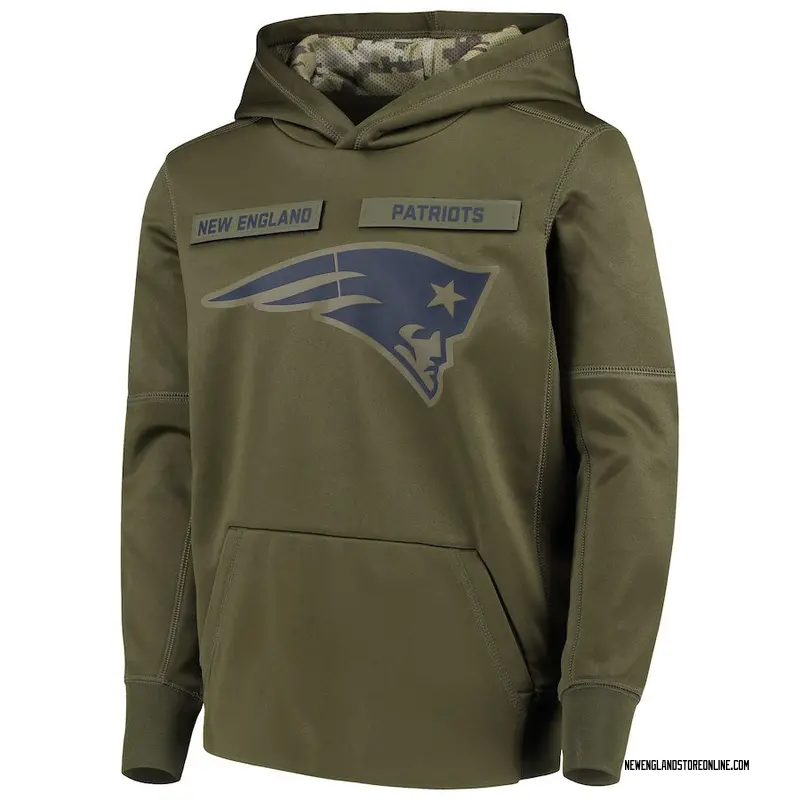 men's new england patriots salute to service hoodie