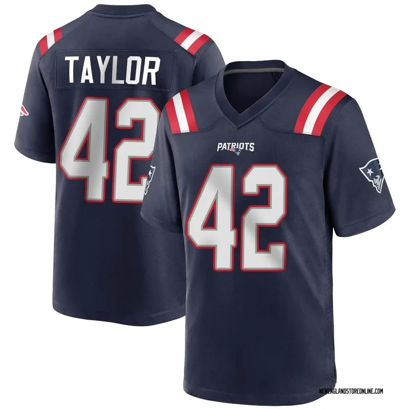 J.J. Taylor New England Patriots Nike Team Game Jersey - Navy