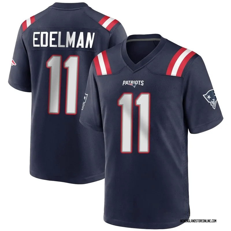 Youth Julian Edelman Navy New England Patriots Player Jersey