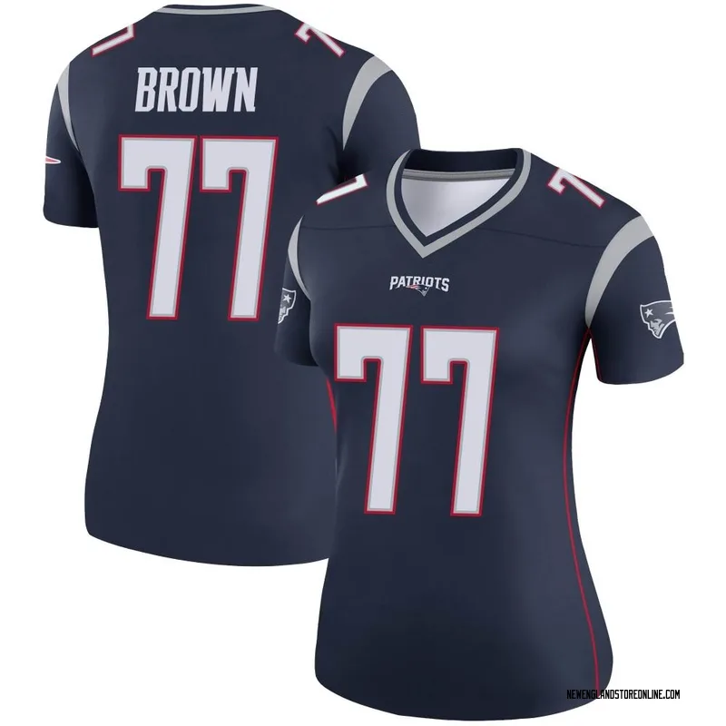 Navy Women's Trent Brown New England Patriots Legend Jersey