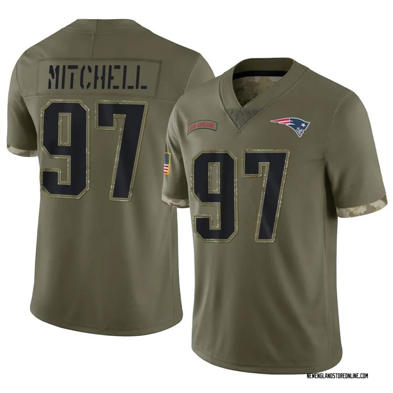 Women's Nike DaMarcus Mitchell Navy New England Patriots Game Player Jersey