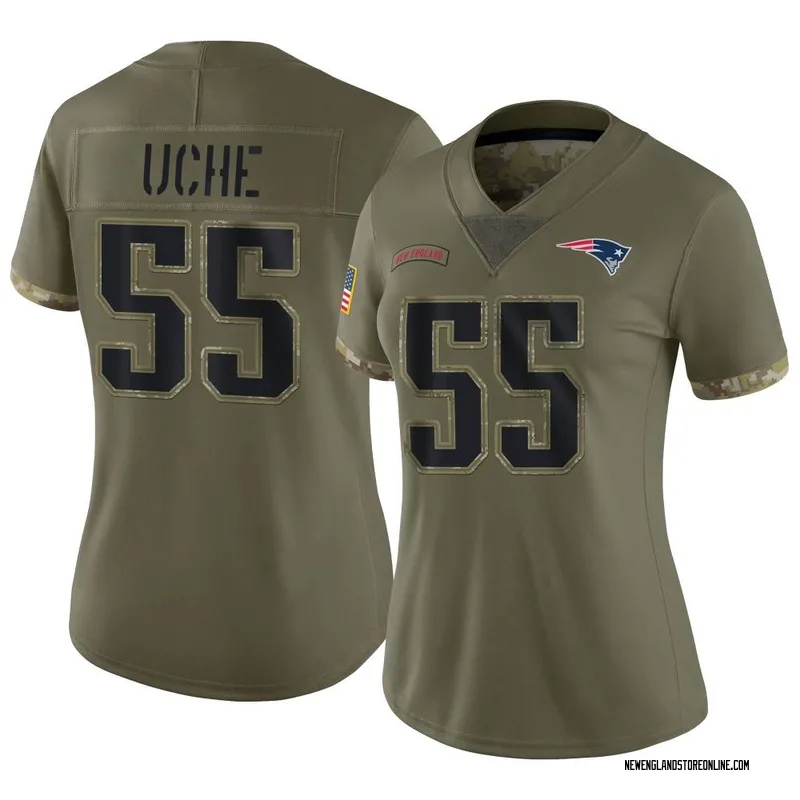 Josh Uche jersey with number 55 | Essential T-Shirt