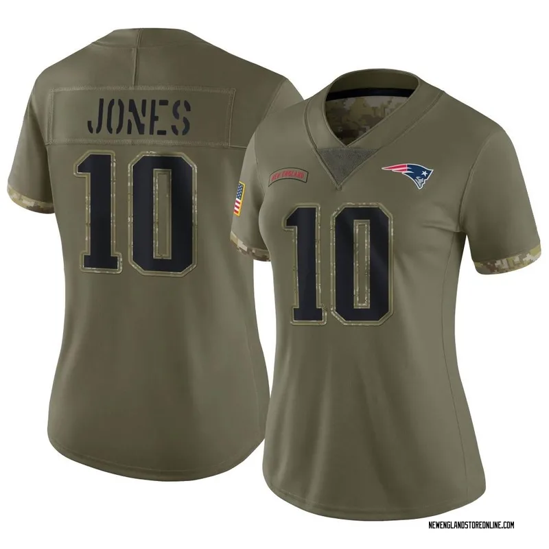 Mac Jones New England Patriots Nike Inverted Legend Jersey - Gray