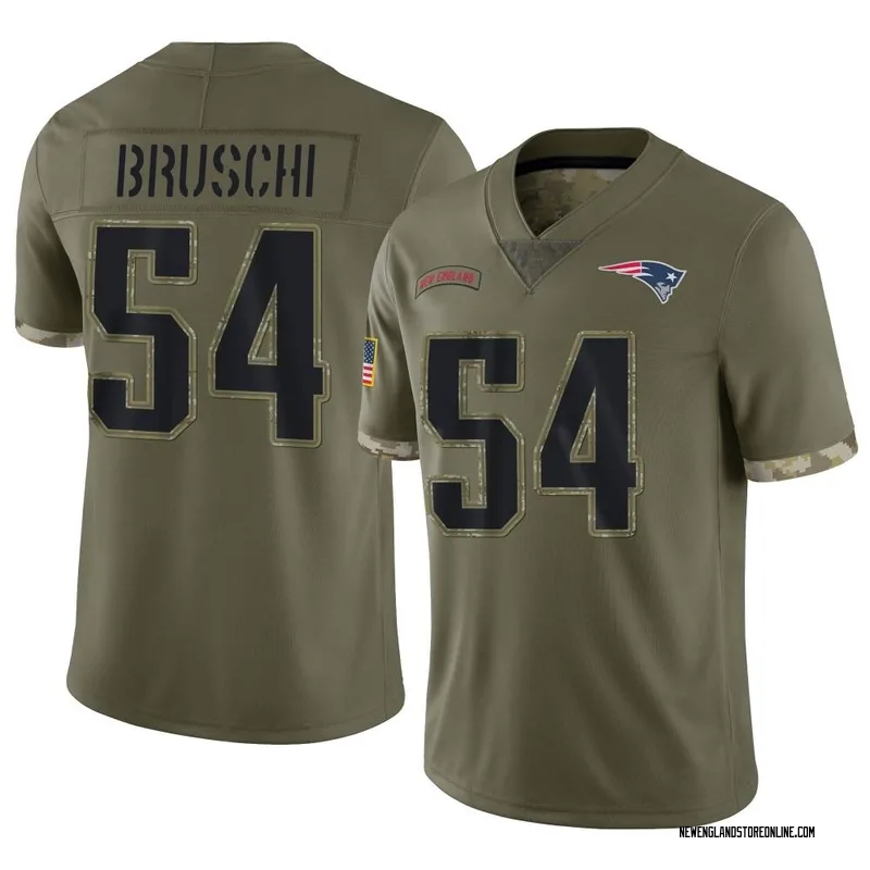 Tedy Bruschi New England Patriots 54 Olive Vapor Limited Player Jersey -  Allprintify