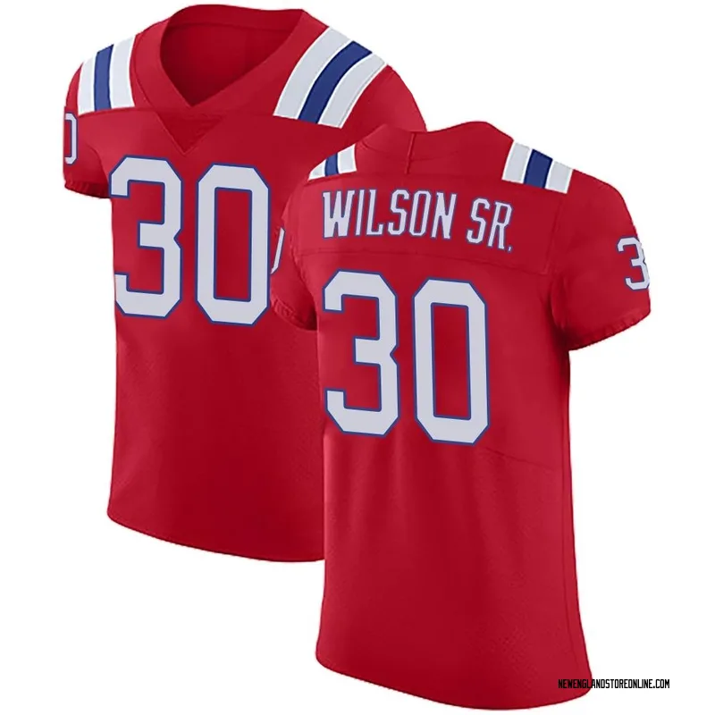 Men's Nike Mack Wilson Navy New England Patriots Game Jersey