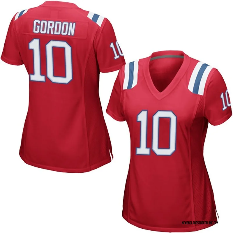 josh gordon red patriots jersey