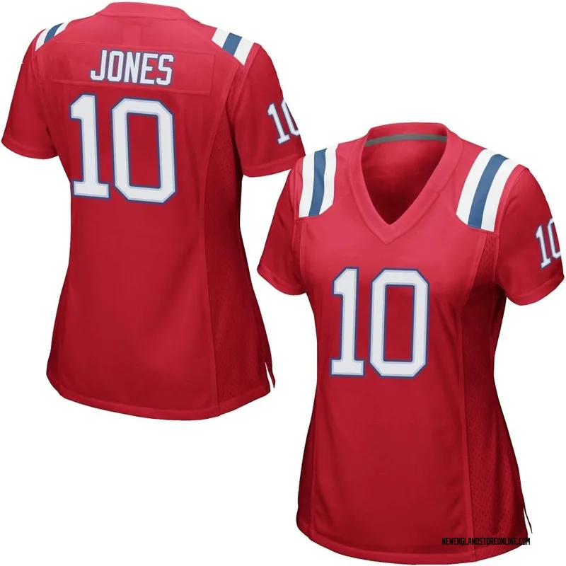 Nike Men's New England Patriots Mac Jones #10 Vapor Limited Alternate Red  Jersey