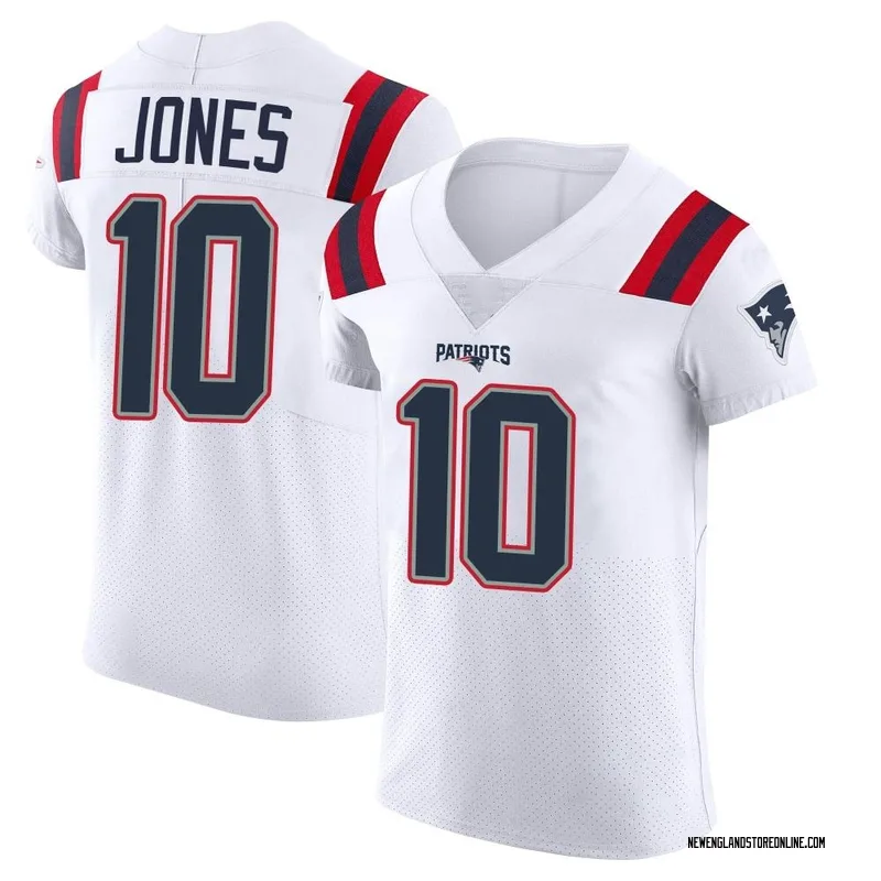 Men's Nike Mac Jones Gray New England Patriots Inverted Legend Jersey