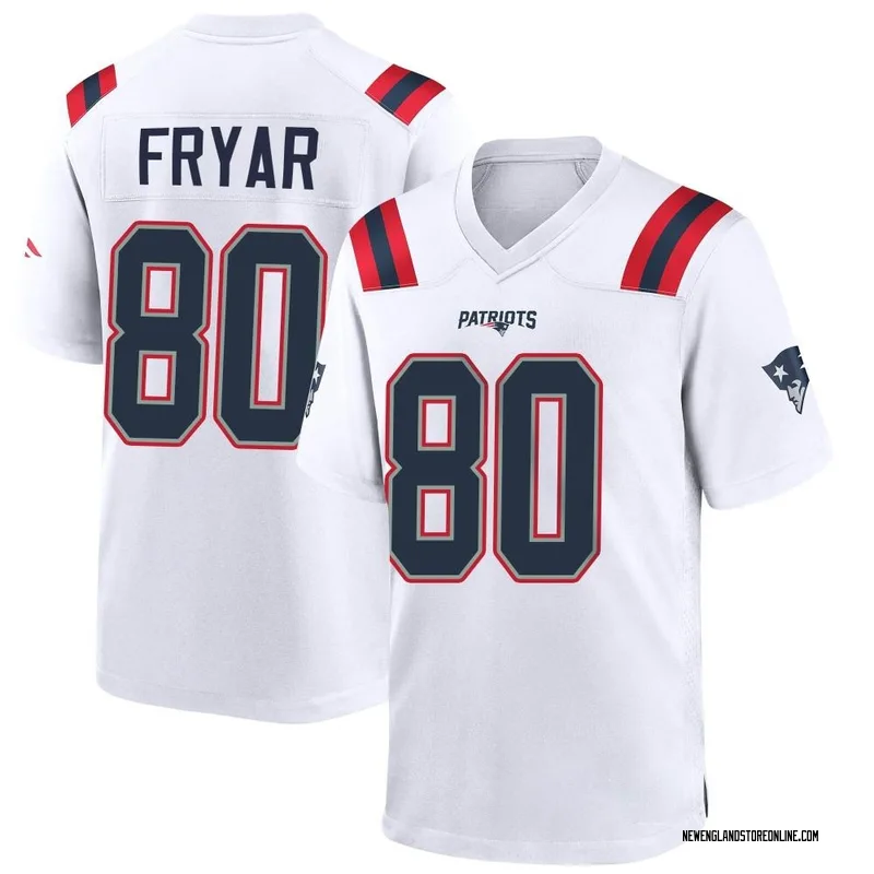 Mitchell and Ness Irving Fryar New England Patriots Authentic Red Mitchell  And Ness Throwback Jersey - Men's